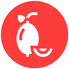 Lemon Vector Icon Design Illustration