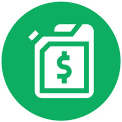 Oil Price Vector Icon Design Illustration