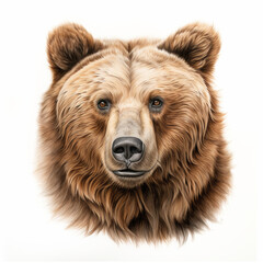 Bear portrait - obrazy, fototapety, plakaty