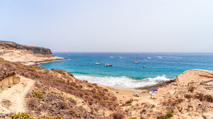 top view of wild golden diego hernandez beach