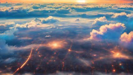 Obraz premium 未来都市