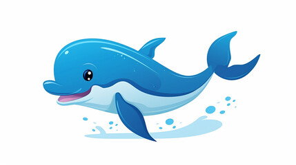 Gentle Sea Charm: Baby Whale