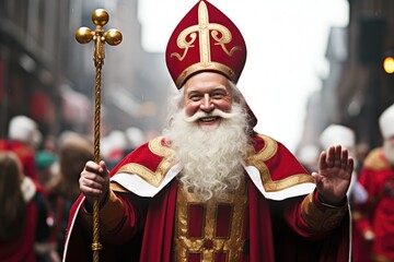 Sint Nicholas, holy Sint, dutch holiday - obrazy, fototapety, plakaty