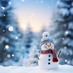 Fototapeta premium snow man