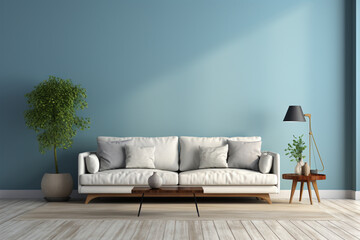 Fototapeta na wymiar modern living room with sofa