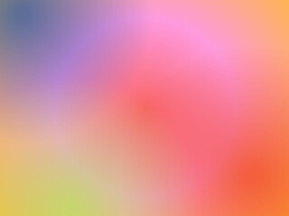 Gradient blurred background. Smooth transitions of iridescent colors. Colorful gradient.