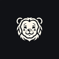 lion illustration cute leo symbol icon 