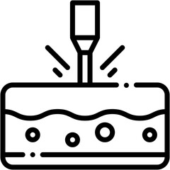 Vector Icon Laser, Treatment, Dermatology, Beauty, Epidermis, Skincare