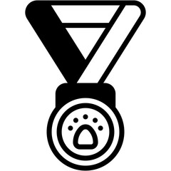 Vector Icon Medal, Sports, Competition, Training, Prize, Winner
