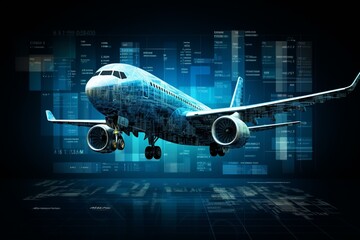 blue digital aviation data. Generative AI