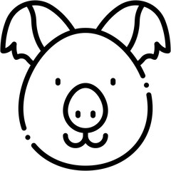 Obraz premium Vector Icon Koala, Mammal, Animal, Wildlife, Animal Kingdom, Zoo