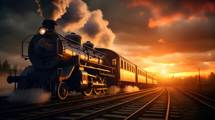 Naklejka premium locomotive