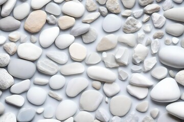 Fototapeta na wymiar white stones background