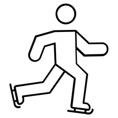 ice skating icon