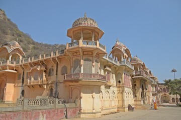 Fototapeta premium Galtaji Temple Jaipur, Rajasthan, India
