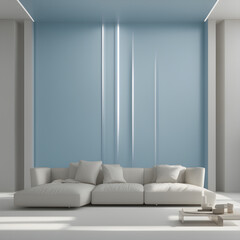 modern living room with sofa