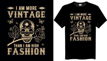 Modern Vintage T-Shirts Design