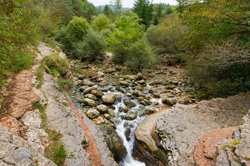 The Brent de l’Art, a natural rock formation resembling a canyon located in Sant’Antonio di...