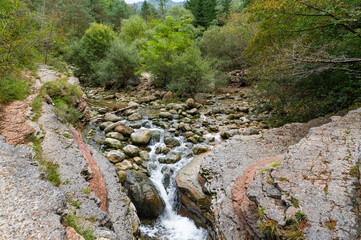 The Brent de l’Art, a natural rock formation resembling a canyon located in Sant’Antonio di...