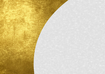 金色の豪華な和風背景　日本の風景