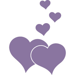 Boho Herz mit transparentem Hintergrund 