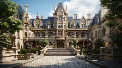 Historic Building, Historic building with distinctive and beautiful architecture