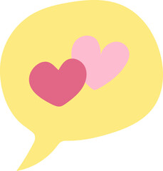 Speech bubble illustration