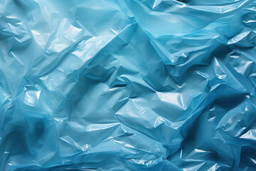 Blue Plastic Bag Texture
