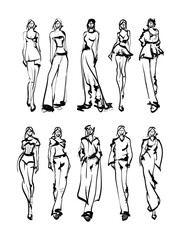 SKETCH. fashion girls