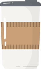 Paper cup mockup illustration