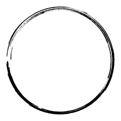 hand draw circle transparent background