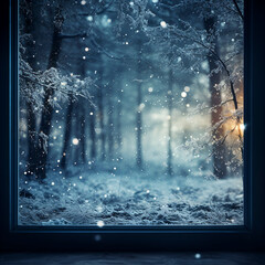 Minimal abstract background illustrative of winter holidays
