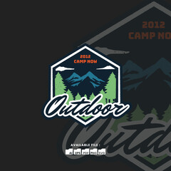 Adventure Badge Illustration