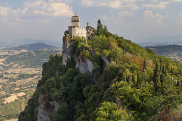 Fototapeta na wymiar Cesta Tower in San Marino