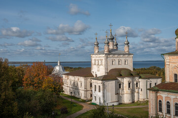 Fototapeta na wymiar All Saints Cathedral. Goritsky Assumption Monastery. Pereslavl-Zalessky, Russia.