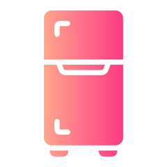 refrigerator gradient icon