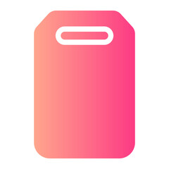 chopping board gradient icon
