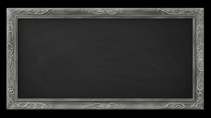 blackboard with chalk with copy space