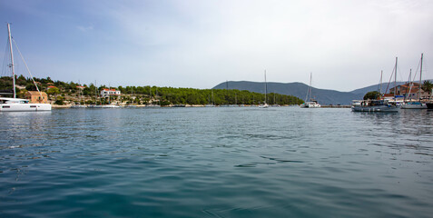 Fototapeta premium Fiscardo Marina Kefalonia Greece