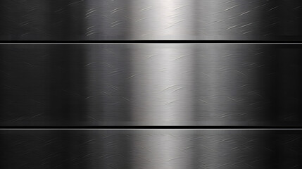 Refined and contemplative nature of metallic materials, such as brushed aluminum or polished steel.