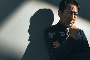 ミドル男性のポートレート