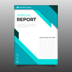 Business Annual report modern coverbook template design