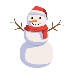 christmas character snowman