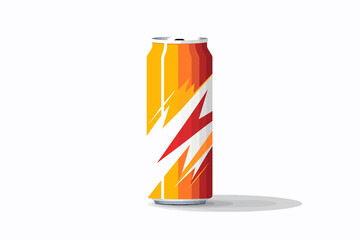 energy drink vector flat minimalistic isolated vector style illustration - obrazy, fototapety, plakaty