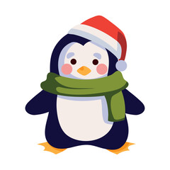 christmas character penguin