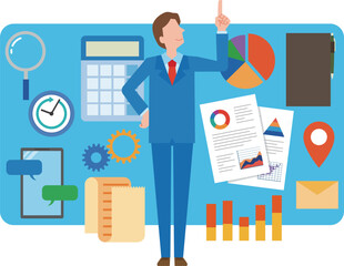 仕事のできるビジネスマン