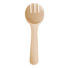 wooden fork 