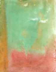 abstract red green watercolor background 