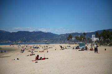 Up the Beach in Santa Monica