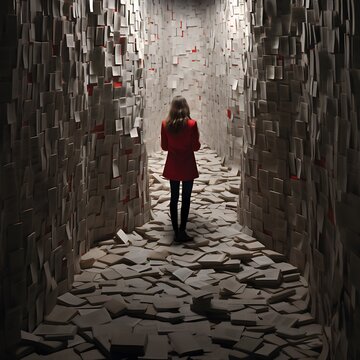 paper labyrinth: a woman's journey through the workload